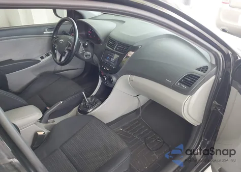 2012 Hyundai Accent Gls из США, поврежденный, VIN KMHCT4AE2CU042023